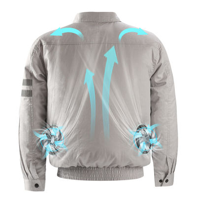 5V مروحة تبريد سترة مكيف الهواء ملابس موحدة 3XL 4XL الحجم