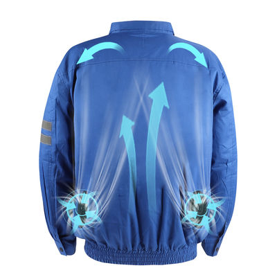 سترة Windbreaker Cooling Fan Jacket 10050mAh ملابس مكيفة