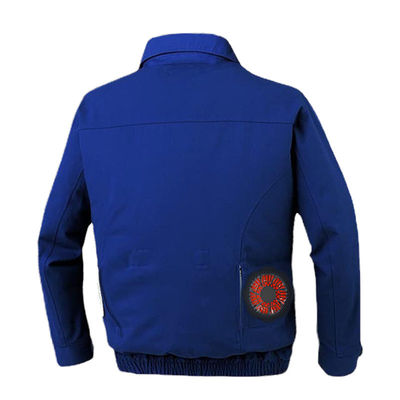 ODM Blue Air Conditioned Shirt 7.2V Battery Cooling Jacket مع مروحة