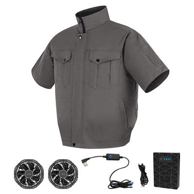 Turbo Fan Cooling Shirt XXXL قميص مكيف هواء شخصي للزراعة
