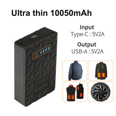 10050mAh بطارية سترة ساخنة حزمة بطارية تدفئة الجسم تدفئة