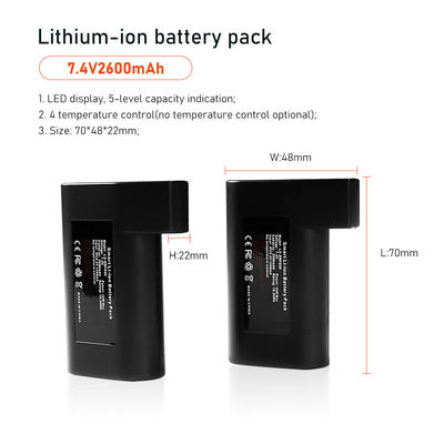 حزمة بطارية 7.4V 2S1P للقفازات الساخنة 2600mah ملحقات الملابس الكهربائية