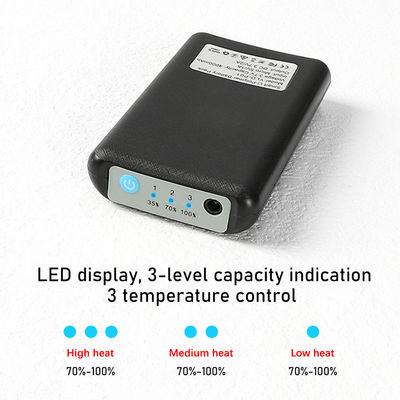 بطارية رمادية 4000mAh ساخنة جوارب ثلاث درجات حرارة. جوارب ضغط مسخنة من جيرز