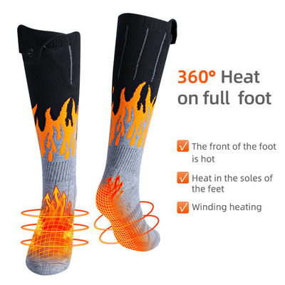 جوارب شتوية حرارية كهربائية قابلة للغسل مع بطارية قابلة للشحن